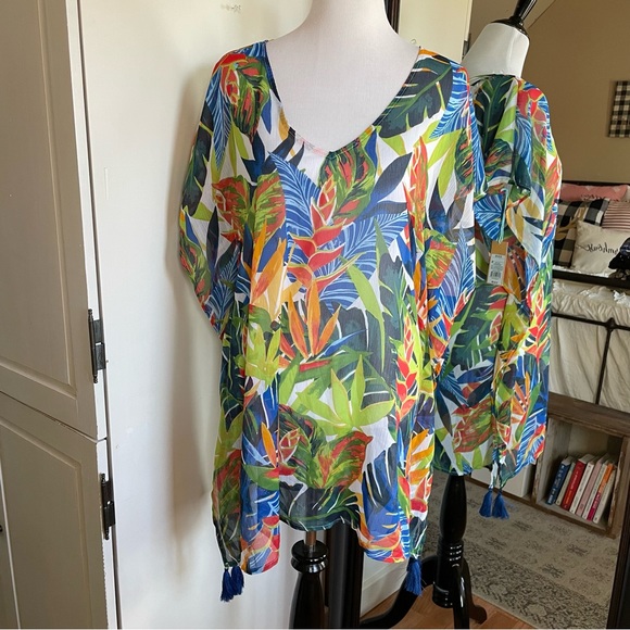 Kona Sol Swim Kona Sol Small Multicolor Swim Cover Up Poshmark